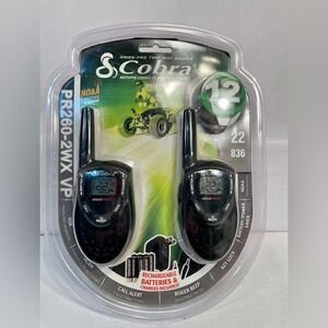 COBRA PR260-2WX VP GMRS/FRS TWO-WAY RADIOS